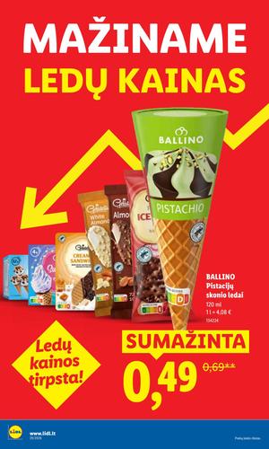 LIDL maisto akcijų leidinys nuo liepos 13 d.