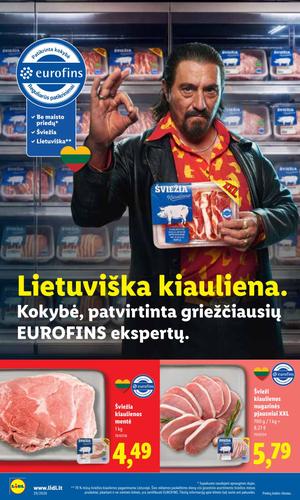 LIDL maisto akcijų leidinys nuo liepos 13 d.