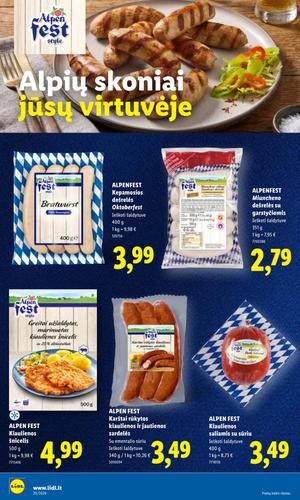 LIDL maisto akcijų leidinys nuo liepos 13 d.