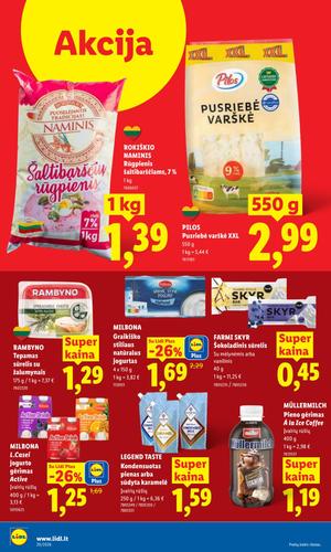 LIDL maisto akcijų leidinys nuo liepos 13 d.