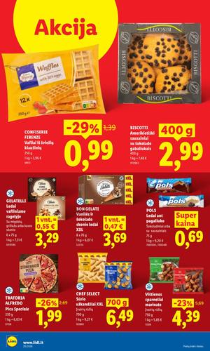LIDL maisto akcijų leidinys nuo liepos 13 d.