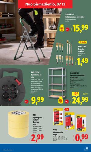 LIDL maisto akcijų leidinys nuo liepos 13 d.