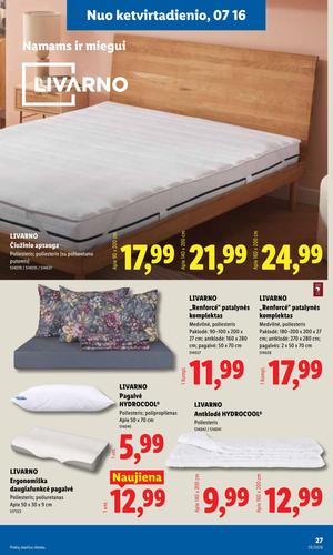 LIDL maisto akcijų leidinys nuo liepos 13 d.