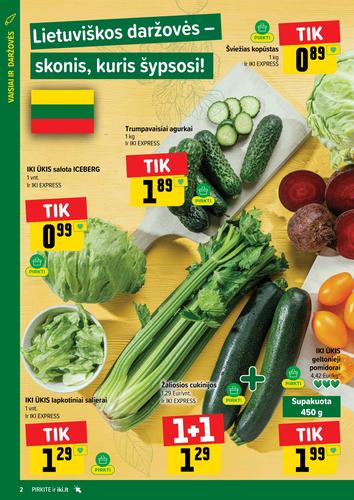 IKI akcijų leidinys "IKI Kaininis leidinys Nr. 29" nuo liepos 14 d.