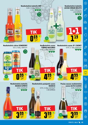 IKI akcijų leidinys "IKI Kaininis leidinys Nr. 29" nuo liepos 14 d.
