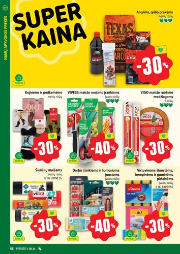 IKI akcijų leidinys "IKI Kaininis leidinys Nr. 29" nuo liepos 14 d.