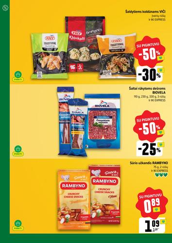 IKI akcijų leidinys "PIGINTUVO pasiūlymai Nr. 31" nuo liepos 28 d.