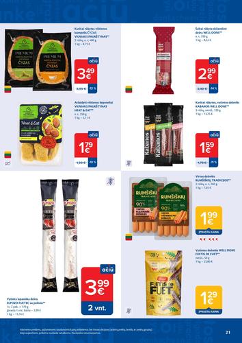 MAXIMA akcijų leidinys "AČIŪ savaitinis  Nr. 21" nuo gegužės 19 d.
