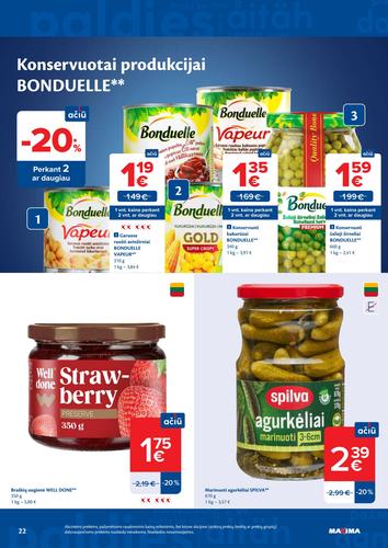 MAXIMA akcijų leidinys "AČIŪ savaitinis  Nr. 21" nuo gegužės 19 d.