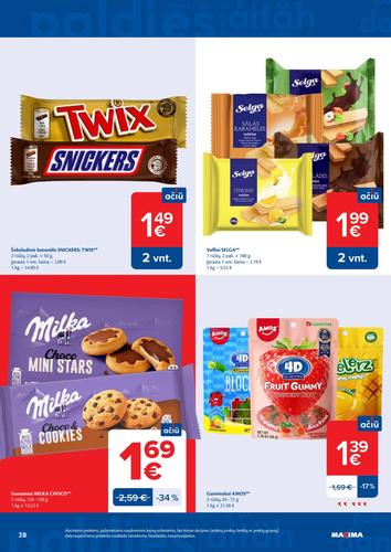 MAXIMA akcijų leidinys "AČIŪ savaitinis  Nr. 21" nuo gegužės 19 d.