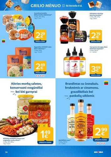 MAXIMA akcijų leidinys "AČIŪ savaitinis  Nr. 21" nuo gegužės 19 d.