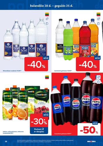 MAXIMA akcijų leidinys "AČIŪ savaitinis  Nr. 21" nuo gegužės 19 d.
