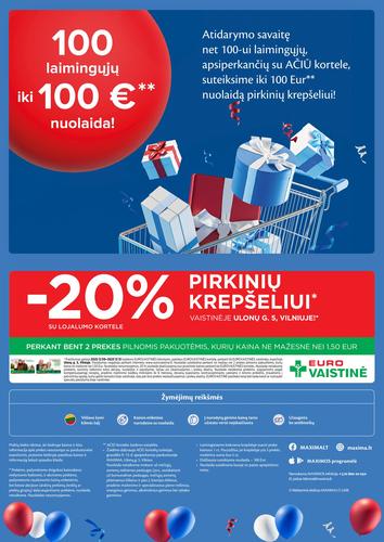 MAXIMA akcijų leidinys "Ypatingi atidarymo pasiūlymai atsinaujinusioje parduotuvėje Ulonų g. 5, Vilniuje" nuo gruodžio 9 d.