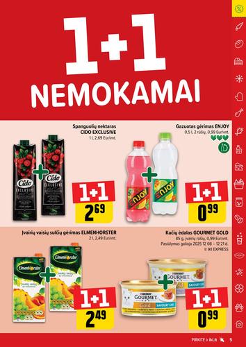 IKI akcijų leidinys "Daugiau yra pigiau Nr. 50" nuo gruodžio 8 d.