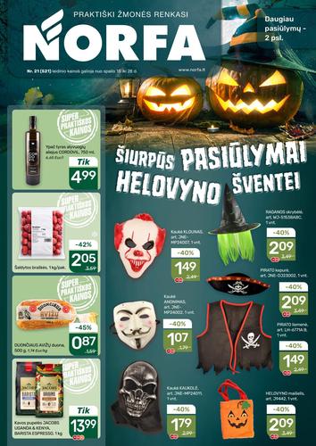 NORFA akcijų leidinys Nr. 21 nuo spalio 15 d.