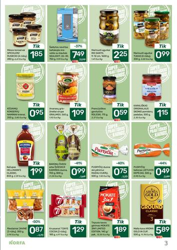 NORFA akcijų leidinys Nr. 21 nuo spalio 15 d.