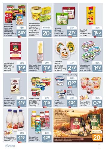 NORFA akcijų leidinys Nr. 21 nuo spalio 15 d.