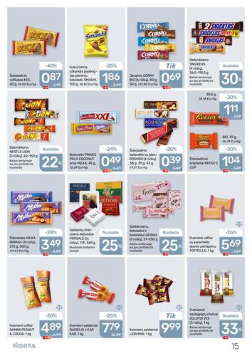 NORFA akcijų leidinys Nr. 21 nuo spalio 15 d.