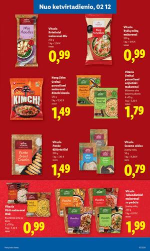LIDL maisto akcijų leidinys nuo vasario 9 d.
