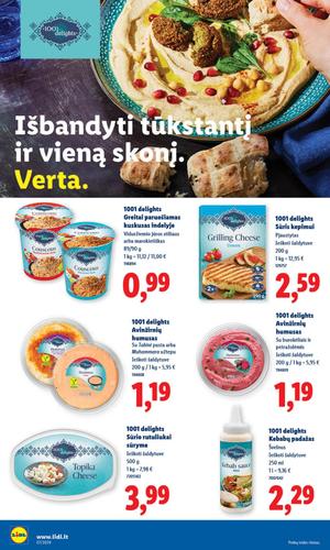LIDL maisto akcijų leidinys nuo vasario 9 d.
