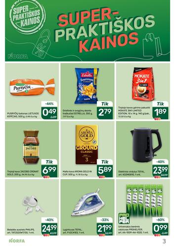 NORFA akcijų leidinys Nr. 18 nuo rugsėjo 3 d.