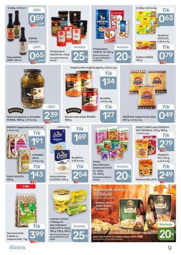 NORFA akcijų leidinys Nr. 18 nuo rugsėjo 3 d.