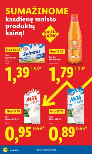 LIDL maisto akcijų leidinys nuo ketvirtadienio, gruodžio 25 d.