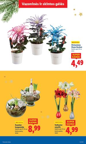 LIDL maisto akcijų leidinys nuo ketvirtadienio, gruodžio 25 d.