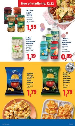 LIDL maisto akcijų leidinys nuo ketvirtadienio, gruodžio 25 d.