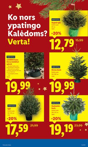 LIDL maisto akcijų leidinys nuo ketvirtadienio, gruodžio 25 d.