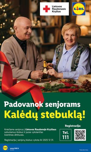LIDL maisto akcijų leidinys nuo ketvirtadienio, gruodžio 25 d.
