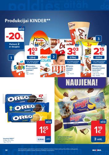 MAXIMA akcijų leidinys Nr. 19 nuo gegužės 5 d.