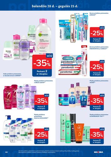 MAXIMA akcijų leidinys Nr. 19 nuo gegužės 5 d.