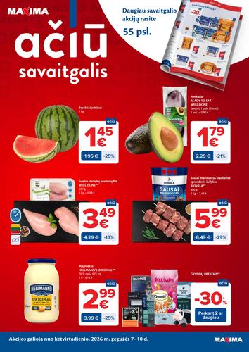 MAXIMA akcijų leidinys Nr. 19 nuo gegužės 5 d.