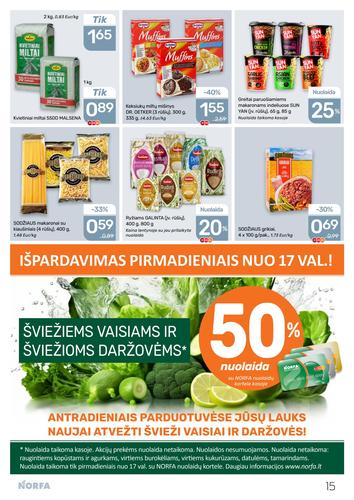 NORFA akcijų leidinys Nr. 8 nuo balandžio 16 d.