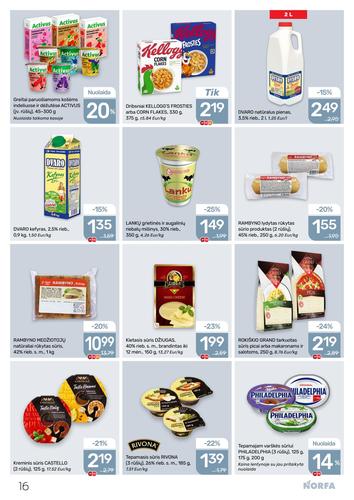 NORFA akcijų leidinys Nr. 8 nuo balandžio 16 d.