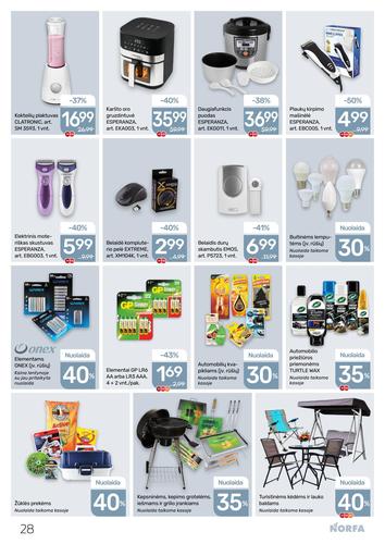 NORFA akcijų leidinys Nr. 8 nuo balandžio 16 d.