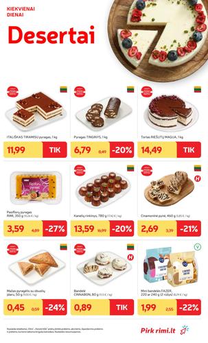 RIMI akcijų leidinys Nr. 42 nuo spalio 13 d.