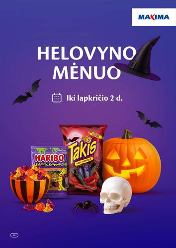 MAXIMA akcijų leidinys "HELOVYNO MĖNUO" nuo spalio 6 d.
