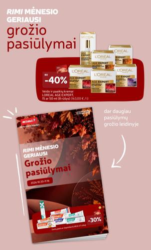 RIMI akcijų leidinys Nr. 44 nuo spalio 27 d.