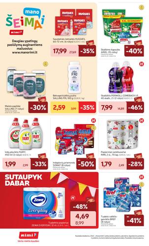 RIMI akcijų leidinys Nr. 44 nuo spalio 27 d.