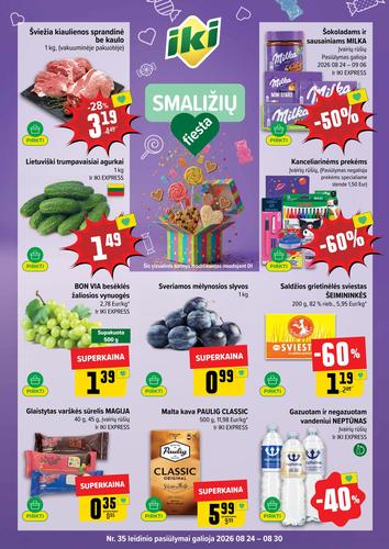 IKI akcijų leidinys Nr. 35 nuo rugpjūčio 24 d.