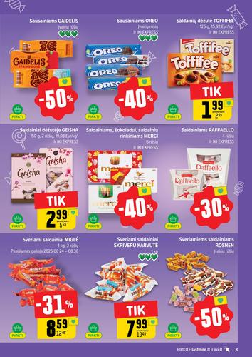 IKI akcijų leidinys Nr. 35 nuo rugpjūčio 24 d.