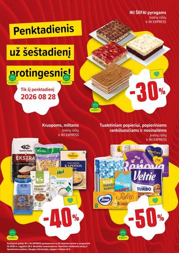 IKI akcijų leidinys Nr. 35 nuo rugpjūčio 24 d.