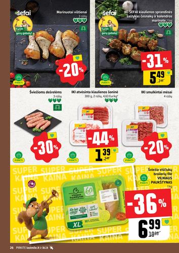 IKI akcijų leidinys Nr. 35 nuo rugpjūčio 24 d.