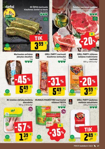 IKI akcijų leidinys Nr. 35 nuo rugpjūčio 24 d.