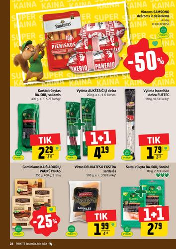 IKI akcijų leidinys Nr. 35 nuo rugpjūčio 24 d.