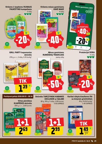 IKI akcijų leidinys Nr. 35 nuo rugpjūčio 24 d.