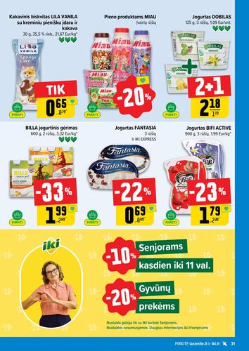 IKI akcijų leidinys Nr. 35 nuo rugpjūčio 24 d.