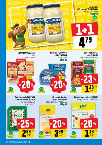 IKI akcijų leidinys Nr. 35 nuo rugpjūčio 24 d.